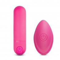 10 Speeds Rechargeable Remote Control Pink Color Vibrating Bulle