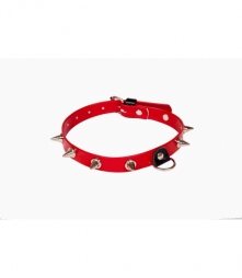 Whips Women's collar 2cm red