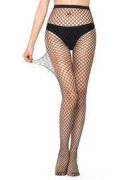Black Fence Net Pantyhose