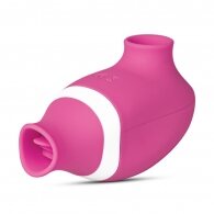 7 Speeds Pink Color Silicone Clitoral Sucking Vibrator