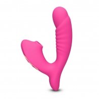 10 Speeds Pink Clitoral Sucking Stimulator with Penis Shape