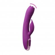 20-Speed Purple Color Silicone Rabbit Vibrator